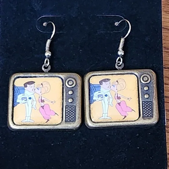I dream of jeannie on tv earrings RARE - Picture 2 of 4